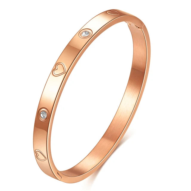 Roman Crystal Bangle، Tri-Color Roman Bracelet
