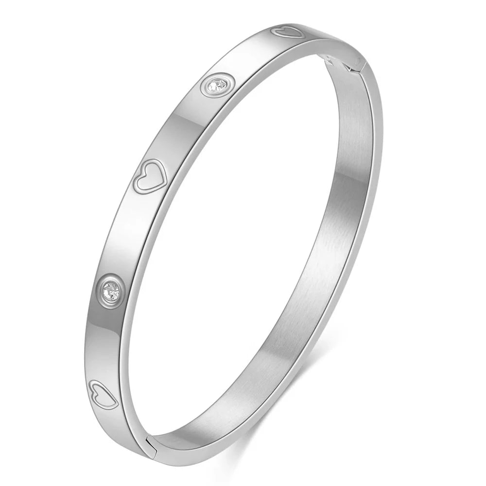 Roman Crystal Bangle، Tri-Color Roman Bracelet