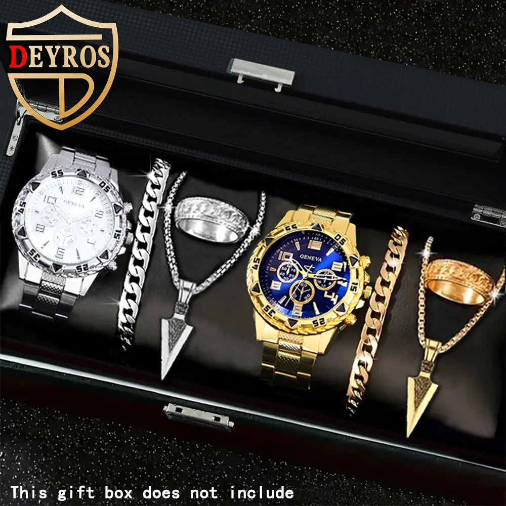 8-Piece Luxury Men's Watch Gift Set