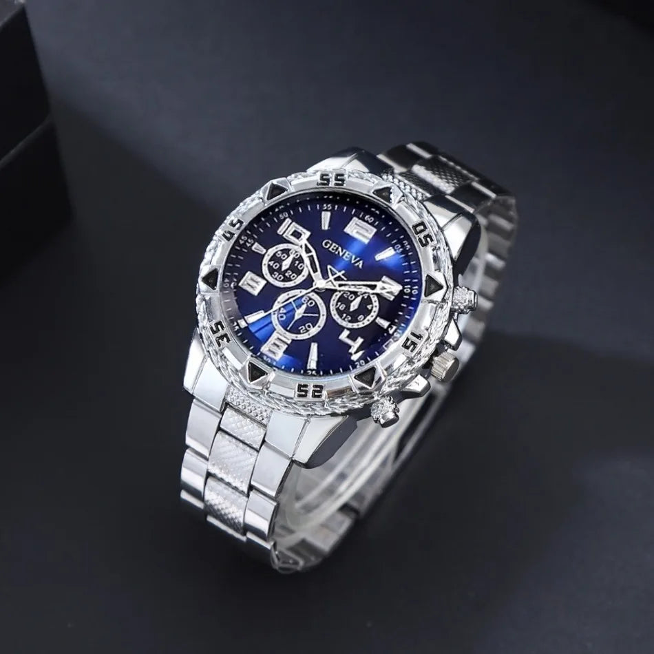 8-Piece Luxury Men's Watch Gift Set