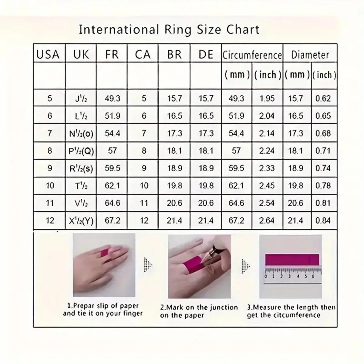 Five-Ring Stacked Anti-Stress Ring – Fashionable Street Hip-Hop Style for Girls, Perfect for Daily Wear and Parties