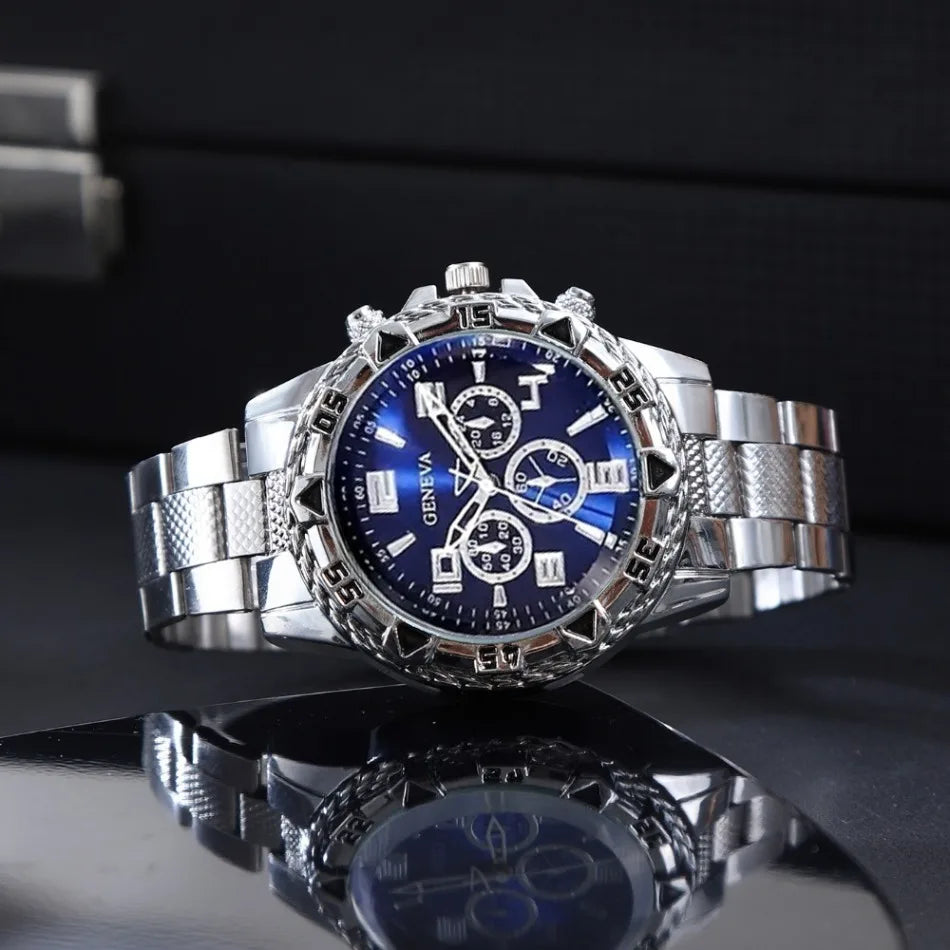 8-Piece Luxury Men's Watch Gift Set