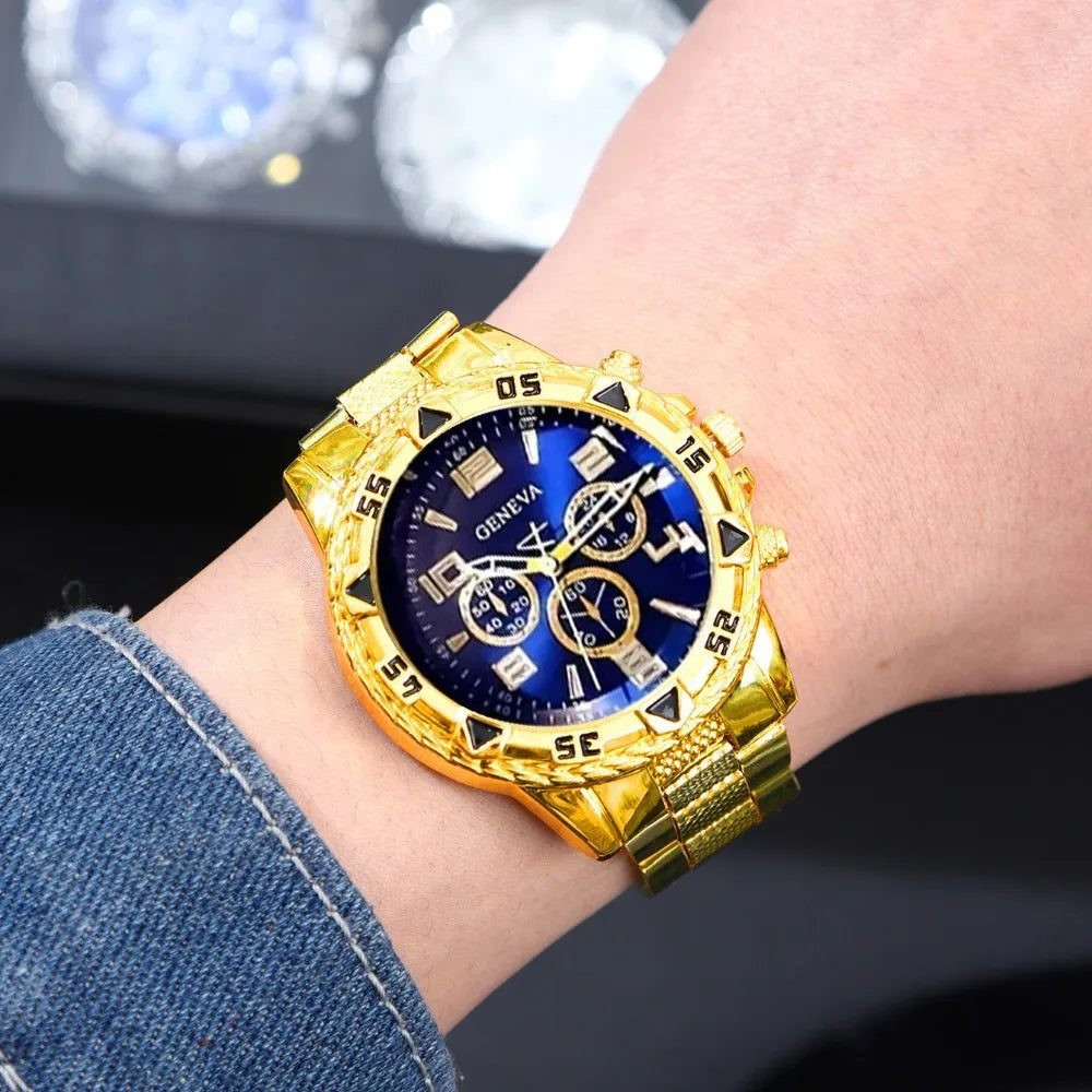 8-Piece Luxury Men's Watch Gift Set