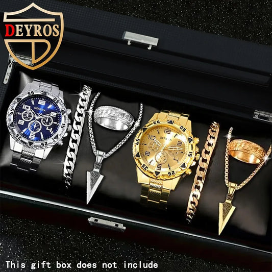 8-Piece Luxury Men's Watch Gift Set