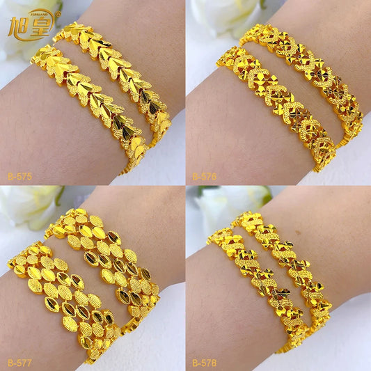 New Africa Indian Gold-Plated Chain Bracelets – Wedding & Bridal Jewelry